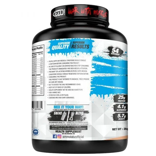 Ammo Labz Core Whey 2 kg – Muscle Growth & Recovery - Image 3