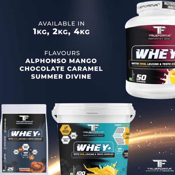 TrueForma Performance Whey + HMB, Leucine & Natural Testo Complex - Image 3