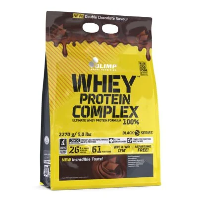 Olimp Whey Protein Complex 100% – Double Chocolate (2.27 kg) | Made in POLAND