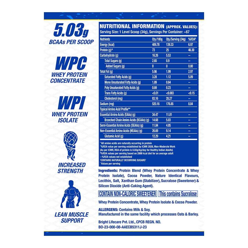 Ronnie Coleman (RC) Signature Series King Whey Protein (5 lb | Chocolate Brownie) - Image 5