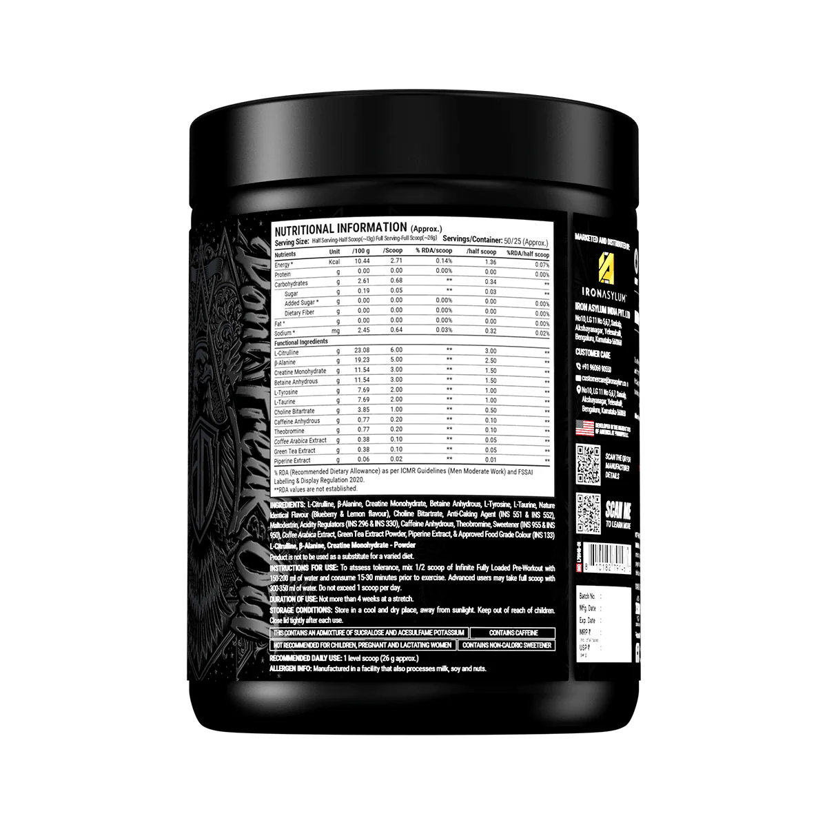 ProSupps Hyde Infinite Pre Workout – 650g | Made in India - Image 2