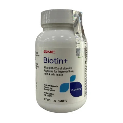 GNC Biotin+  Tablets | For Hair & Nail Health | 30 Tablets
