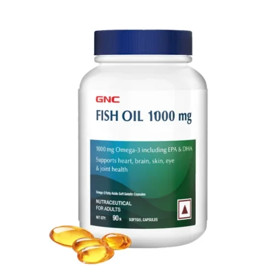 GNC Fish Oil 1000 mg Soft Gelatin Capsules for Health