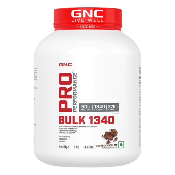 GNC Pro Performance Bulk 1340 | Double Chocolate Flavour