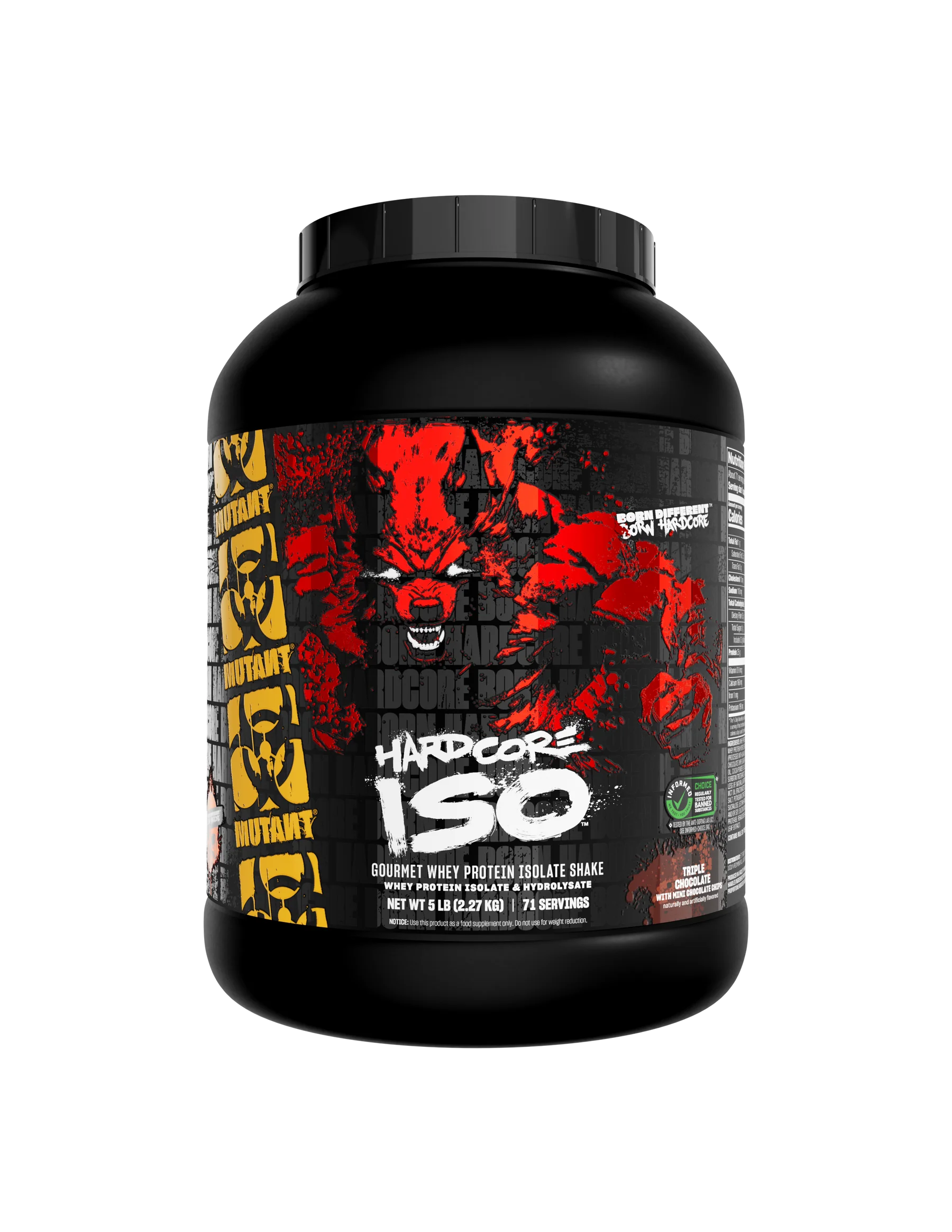 Mutant Hardcore ISO Surge Whey Protein Isolate – 5 lb | Made in Canada