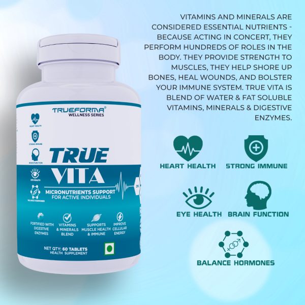 TRUEFORMA (TF) TRUE VITA | Multivitamin 60 & 30 Tablet - Image 4