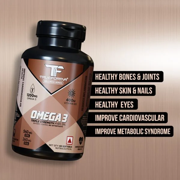 TRUEFORMA OMEGA 3 Triple Strength Fish Oil – EPA & DHA Supplement - Image 4