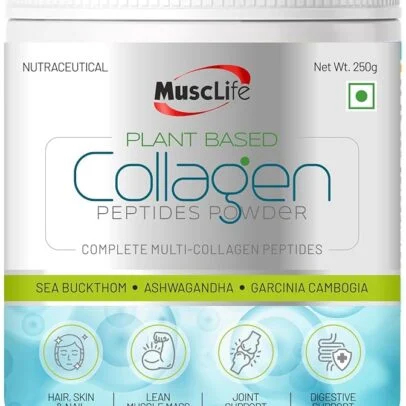 Musclife Veg Collagen Powder | Plant-Based Orange Collagen