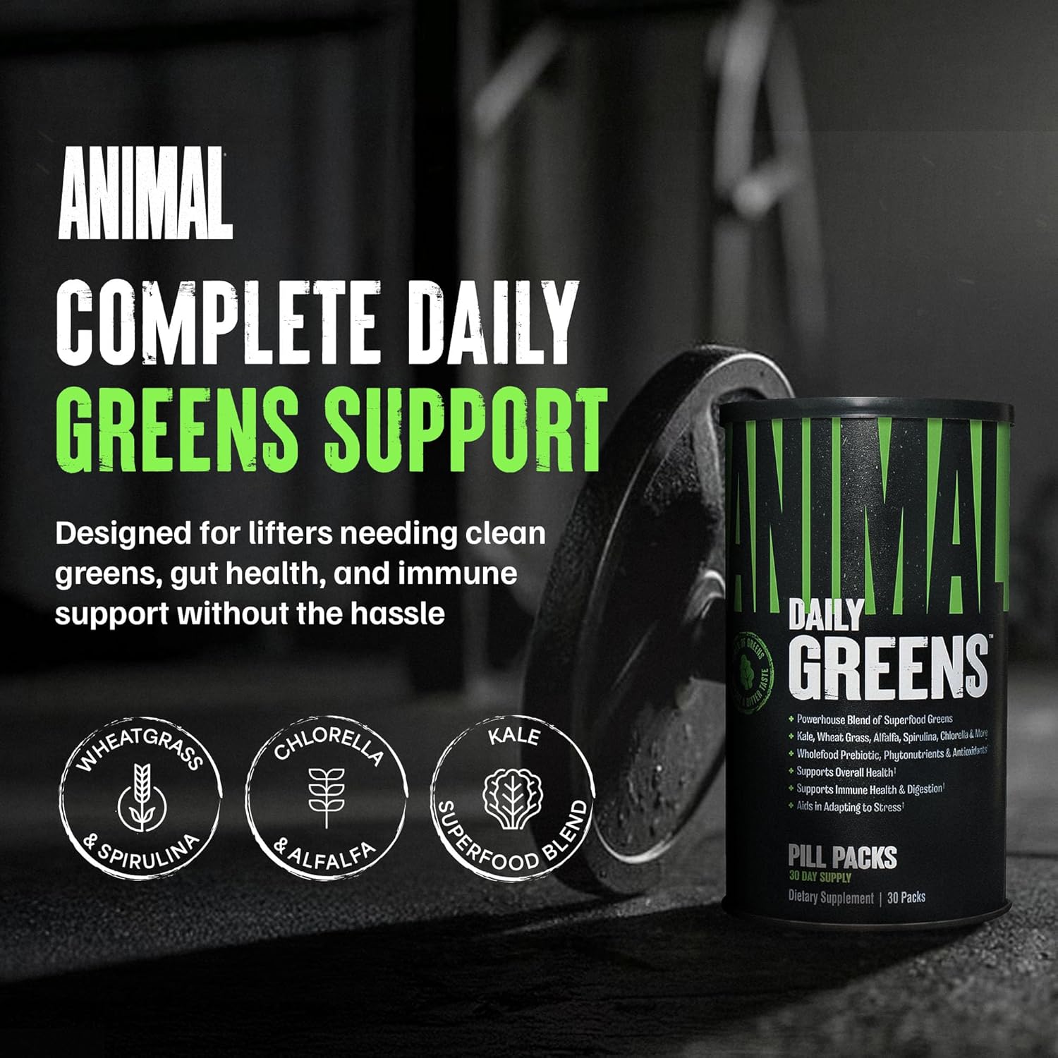 Universal Animal Daily Greens Pill Packs | 30 Packs | Made in USA - Image 6