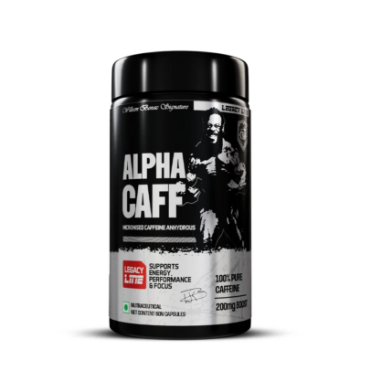 William Bonac Signature | Alpha Caff | Micronized Caffeine Anhydrous | 60 Capsules