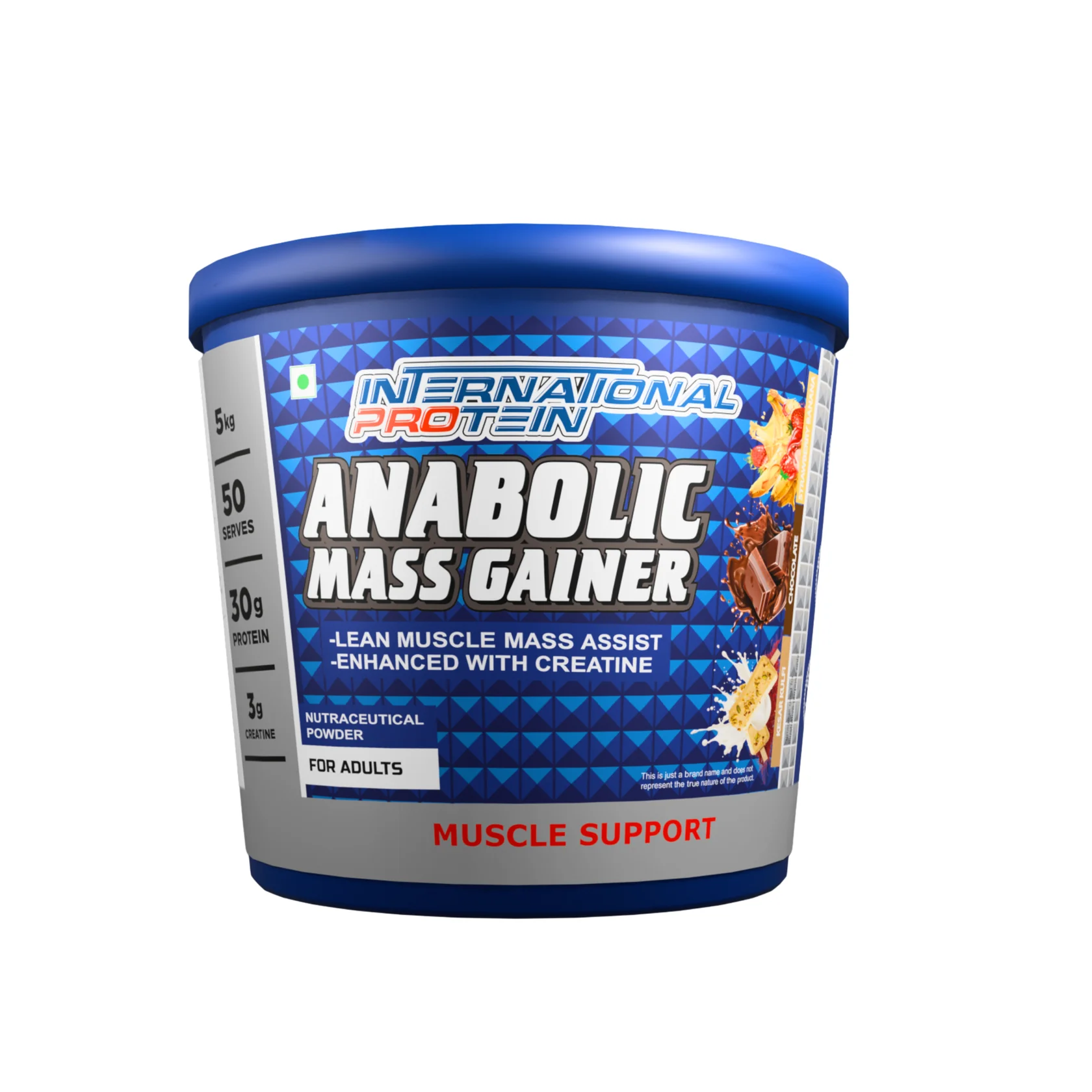 International Protein Anabolic Mass Gainer 5kg & 3kg – Muscle Mass Gainer