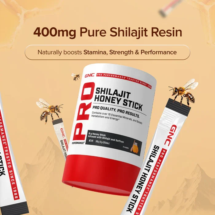 GNC Shilajit Honey Stick | 30 Servings - Image 10