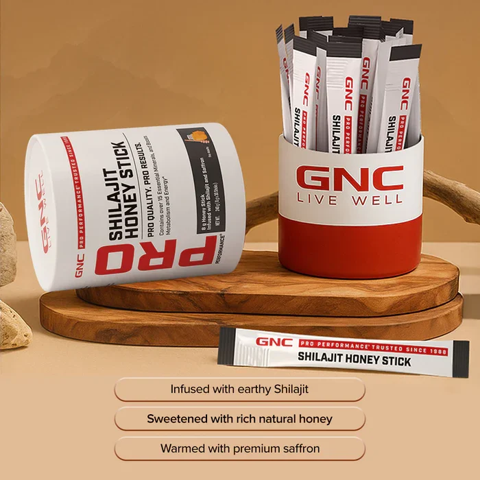 GNC Shilajit Honey Stick | 30 Servings - Image 7
