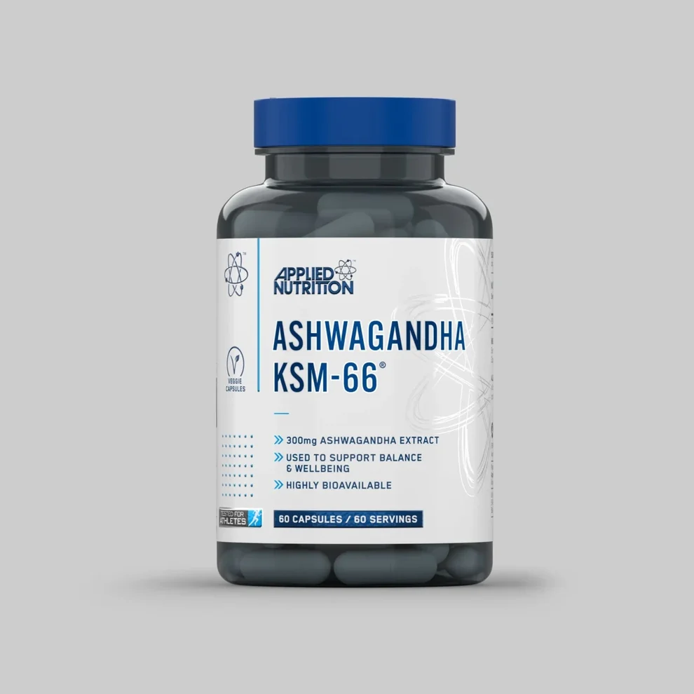 Applied Nutrition Ashwagandha KSM-66 | 60 Capsules | UK Made