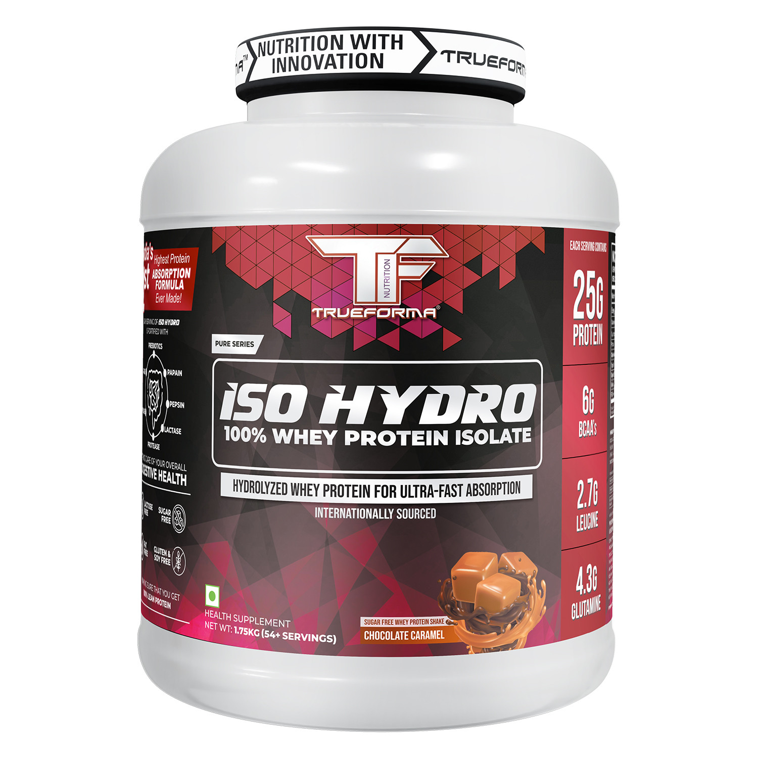TrueForma (TF) Iso Hydro – Hydrolyzed Whey, Lactose-Free