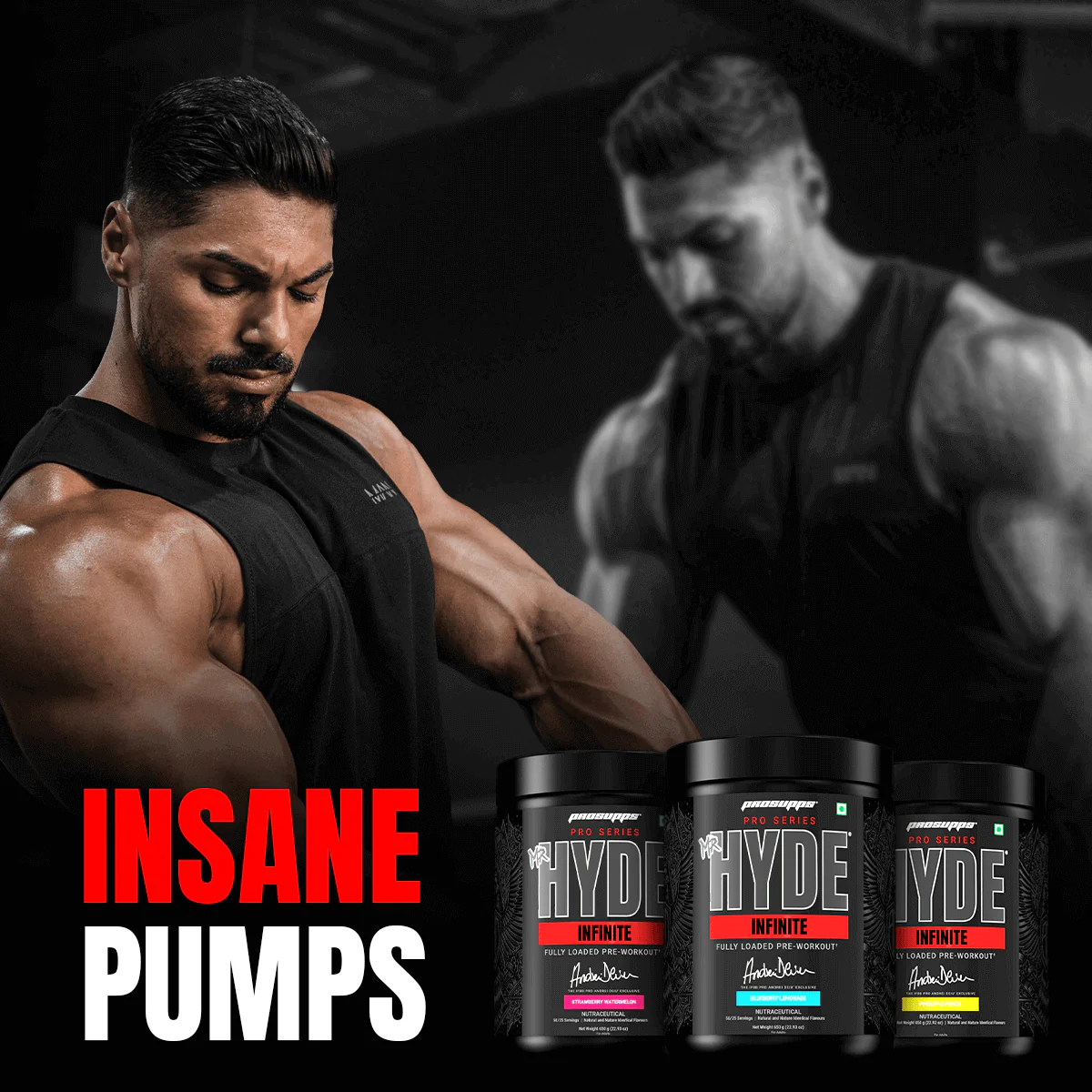 ProSupps Hyde Infinite Pre Workout – 650g | Made in India - Image 3