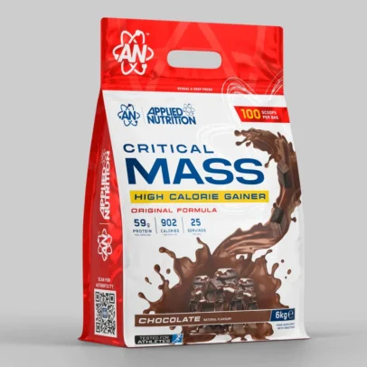 Applied Nutrition Critical Mass 6kg Chocolate Gainer Made in UK