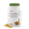 GNC Flax Seed Oil Capsules | 180 Capsules (100% Vegetarian)