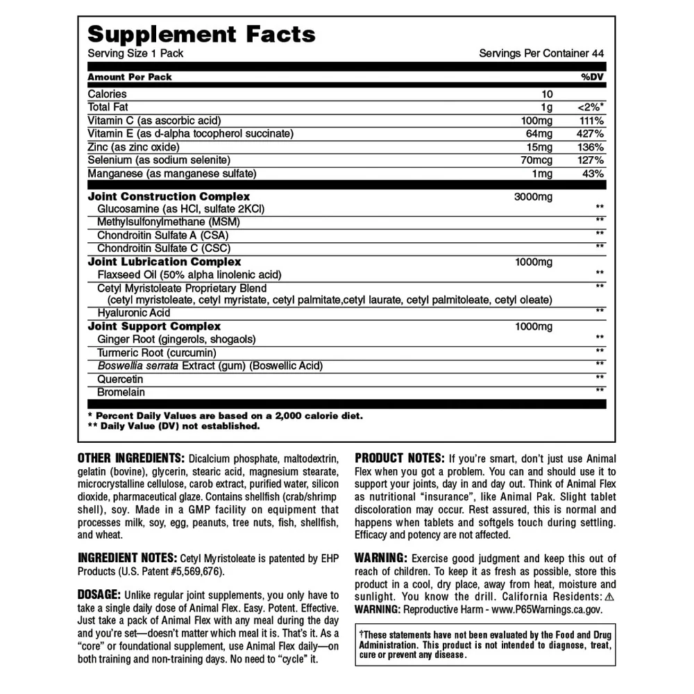 ANIMAL FLEX Joint Support Pill Packs – Joint Supplement | Made in USA - Image 4