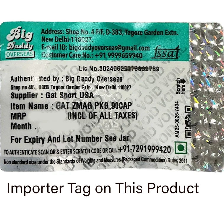 GAT Sport ZMAG-T – Zinc, Magnesium, Vitamin B6 & Boron | 90 Capsules | Made in USA - Image 2