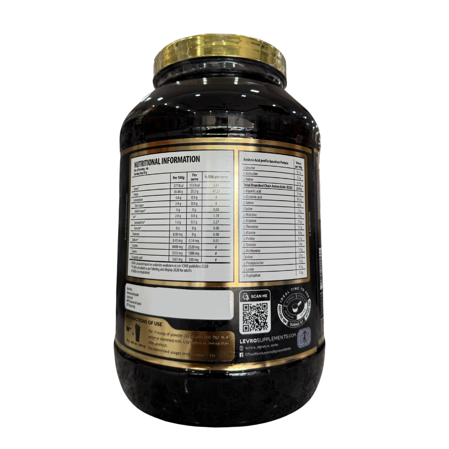KEVIN LEVRONE ANABOLIC ISO WHEY | 2kg | Chocolate Flavour - Image 2