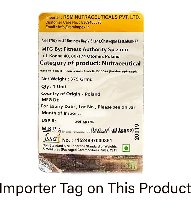 Kevin Levrone Anabolic Ice BCAA | Made in POLAND - Image 2