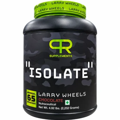 PR Supplements | Larry Wheels | Isolate Whey Protein – 2.232kg (Approx. 65 Servings)
