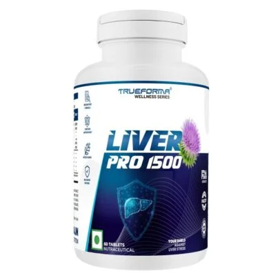 Trueforma Liver Pro 1500 Tablet | Potent Herbs for Liver Health | 60 Tablets