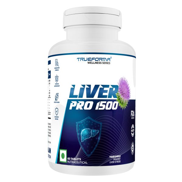 Trueforma Liver Pro 1500 Tablet | Potent Herbs for Liver Health | 60 Tablets