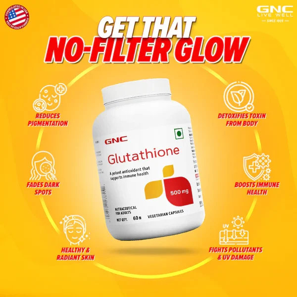 GNC Glutathione Tablets | 60 Tablets - Image 3