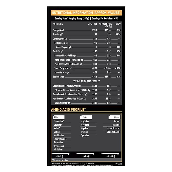 MuscleBlaze (MB) Whey Gold – Premium Protein for Lean Muscle - Image 2