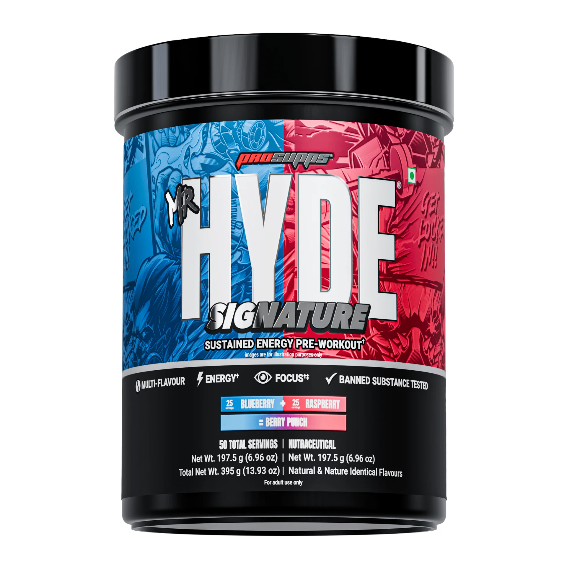 Mr Hyde Signature Pre Workout ProSupps 395g 50 Servings