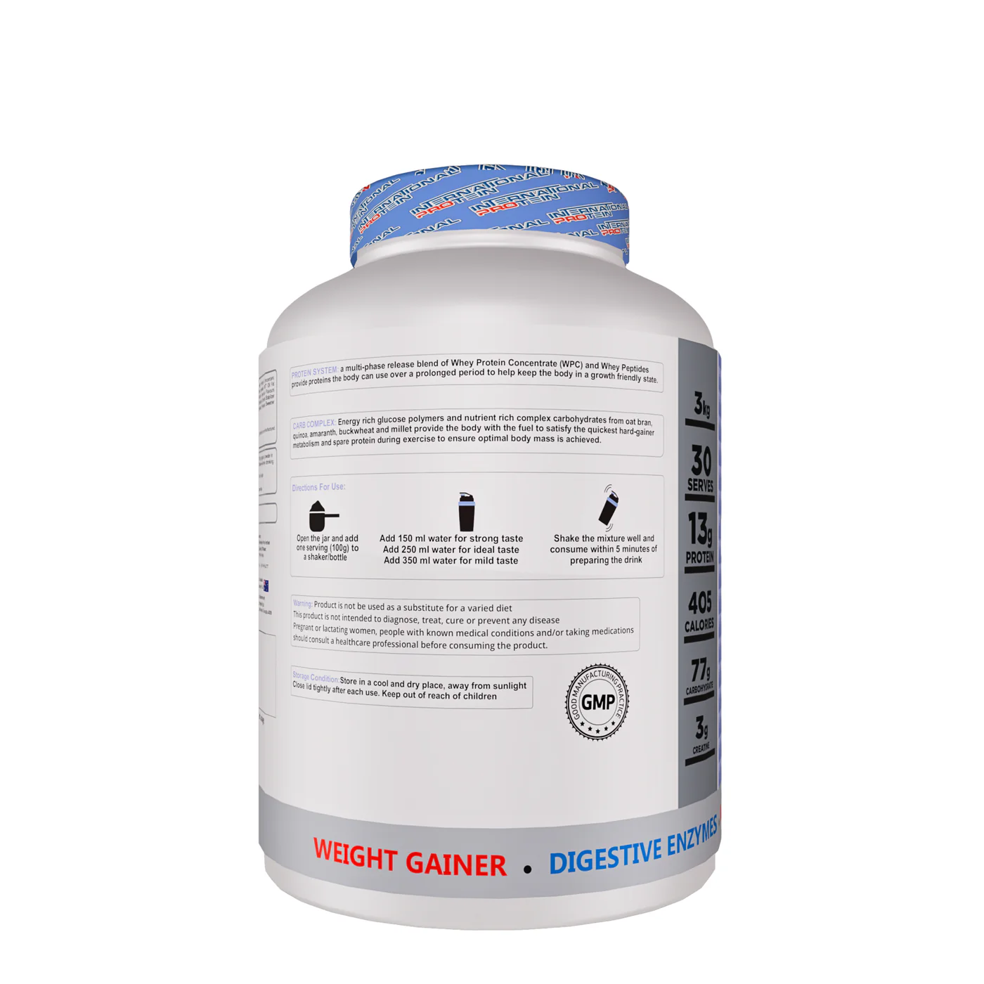 International Protein Heavy Weight Mass Gainer – Chocolate Flavour - Image 5