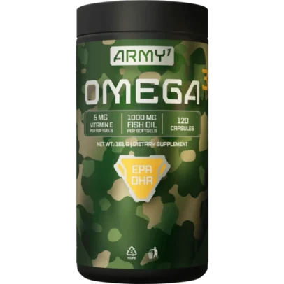 ARMY1 Omega 3 Fish Oil 120 Softgels Made in Hungary