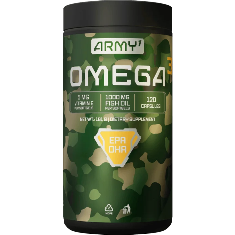 ARMY1 Omega 3 Fish Oil 120 Softgels Made in Hungary