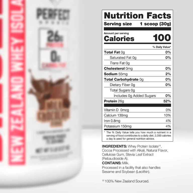 Perfect Sports Diesel Whey Isolate – 26–27g Protein Per Serving - Image 3