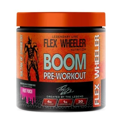 Flex Wheeler Boom Pre-Workout | 30 Servings | Made in USA