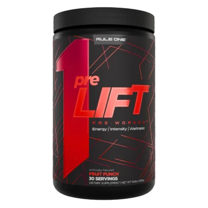 Rule1 PreLift Pre Workout Supplements Made in USA