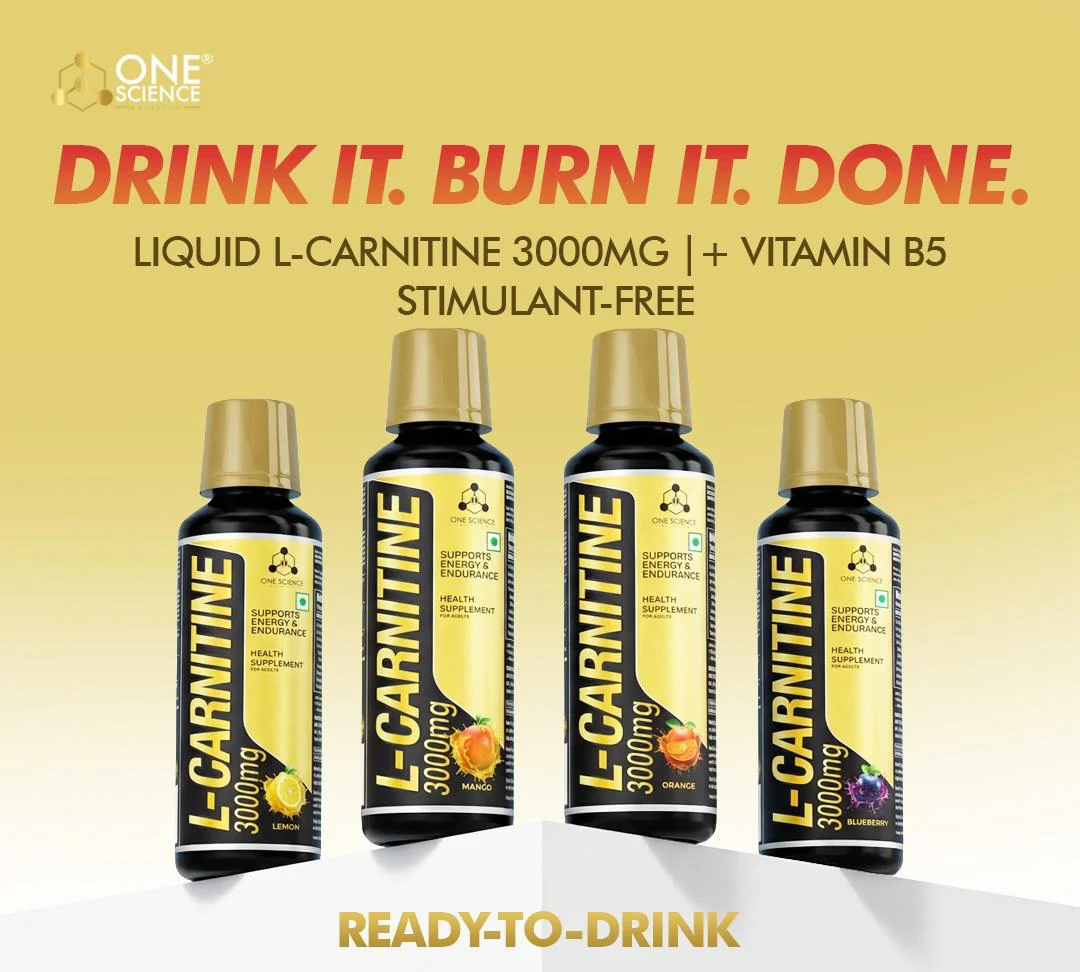 One Science Liquid L-Carnitine 3000mg + Vitamin B5 (450ml) | 30 Servings - Image 4