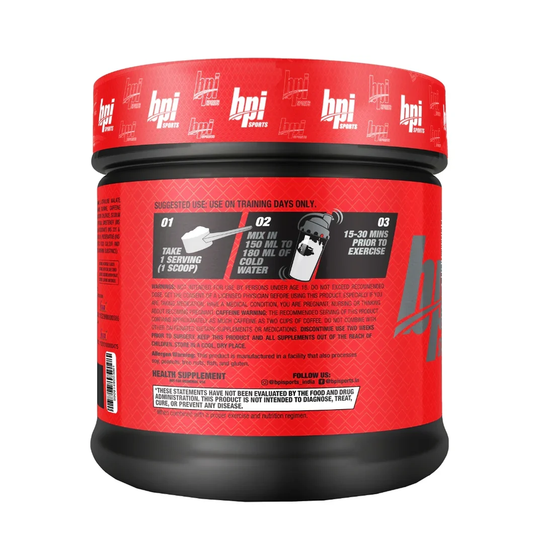 BPI Sports 1.M.R Vortex Pre Workout – 450g, 30 Servings - Image 3