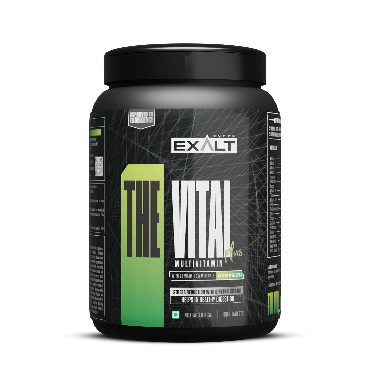 Exalt Supps The Vital Multivitamins 100 Tablet – Complete Nutrition