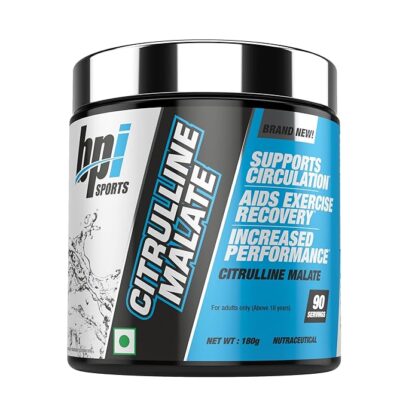 BPI Citrulline Malate Powder | 180g, 90 Servings | Improve Blood Flow