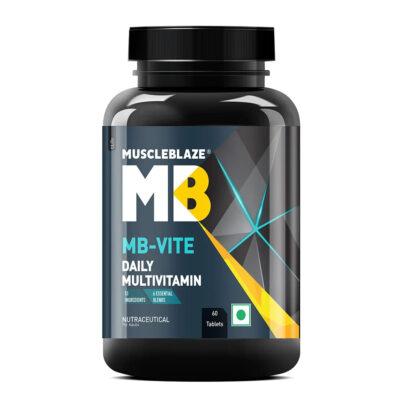 MuscleBlaze (MB) VITE Tablets 60 | Daily B Multivitamin | For Gut Health