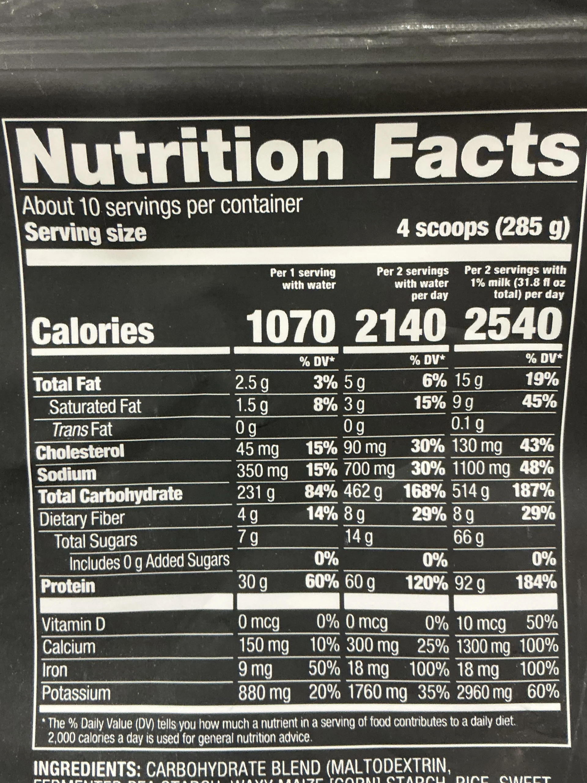 Muscletech Mass Tech Extreme 2000 – High Protein Mass Gainer - Image 4