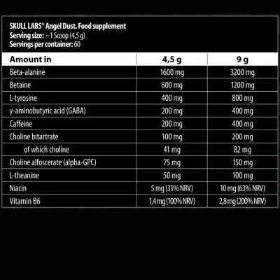 Skull Labs Angel Dust Pre Workout, 60 Servings - Image 2