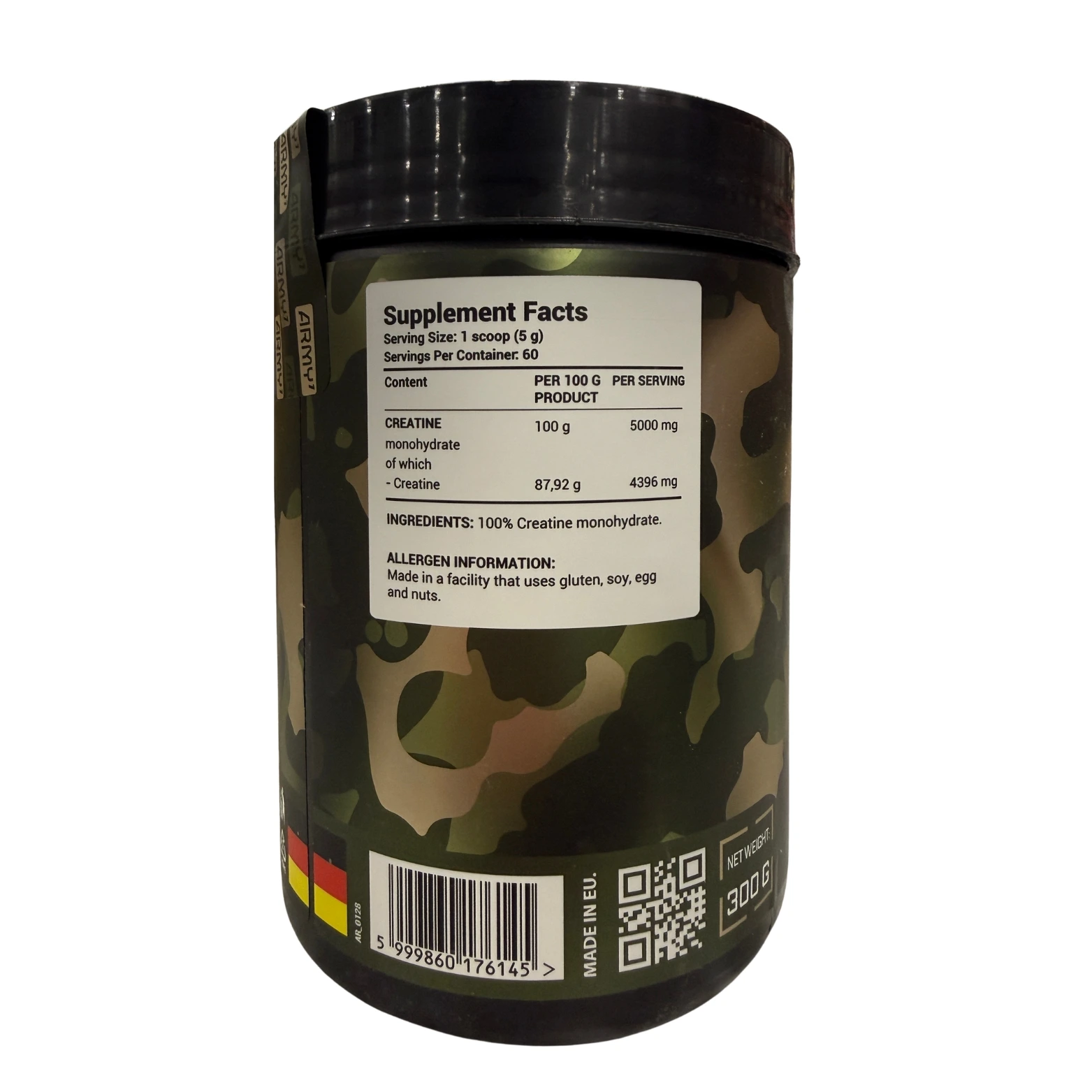 ARMY1 Pure Creatine | 60 Servings | Made in Hungary - Image 3