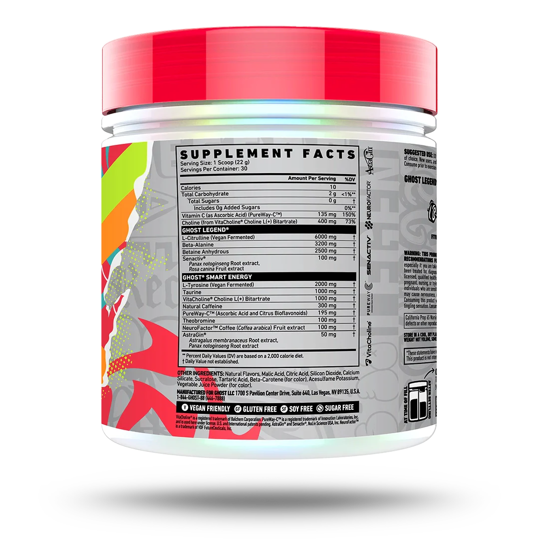 GHOST Legend Pre Workout – 30 Servings | Made in USA - Image 3