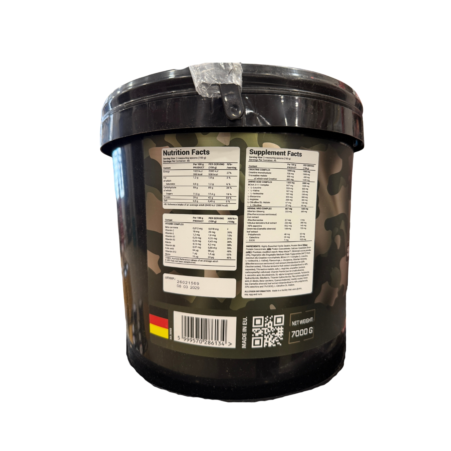 ARMY1 Mass Squad Mass Gainer โ 2.27kg & 7kg | Made in Hungary - Image 4