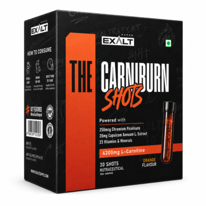 Exalt The CarniBurn Shots 4200mg L-Carnitine 30 Shots