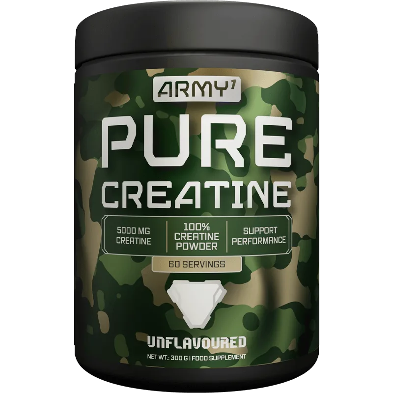 ARMY1 Pure Creatine 100% Creatine Monohydrate 60 Servings